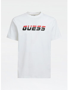 Pánské tričko s krátkým rukávem U0BA47K6YW1 - TWHT bílá - Guess
