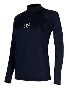 Aqualung dámské tričko RASHGUARD SLIM FIT, černá