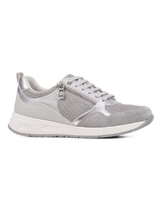 Sneakers boty Geox D BULMYA A stříbrná barva, D35NQA 0NF14 C0898