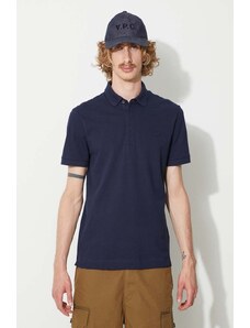Polo tričko Lacoste T-shirt PH5522 166 tmavomodrá barva