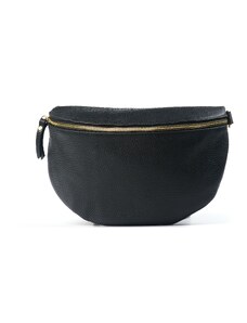 Blaire Kožená crossbody ledvinka Sia černá