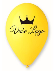Personal Balónek s logem - Žlutý 26 cm