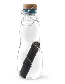 Black + Blum Skleněná láhev na vodu s aktivním uhlím ocean 650ml