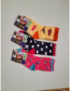 Výprodej!!! Dívčí ponožky froté protiskluzové sada 2 - vel.31-34