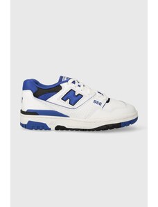 Kožené sneakers boty New Balance BB550SN1 bílá barva