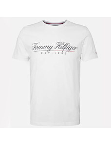 Pánské bílé triko Tommy Hilfiger 22165