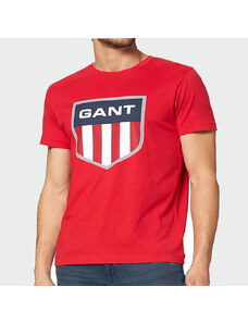 Pánské červené triko Gant 24473