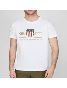 Pánské bílé triko Gant 22s25411