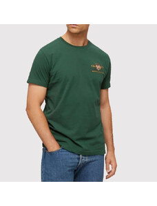 Pánské zelené triko Gant 34136