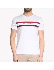 Pánské bílé triko Tommy Hilfiger 53771