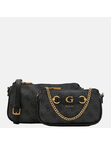 Černá kabelka Guess Izzy Double Crossbody pouch 55452