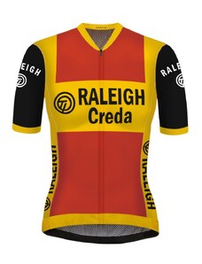 REDTED Retro dámské cyklistické tričko TI-Raleigh - REDTED