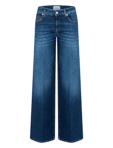Tmavě modré široké džíny Cambio Tess