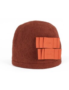 Art of Polo Elegantní dámský zimní klobouk oranžový