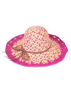 Art of Polo Farmářský klobouk s růžovým okrajem