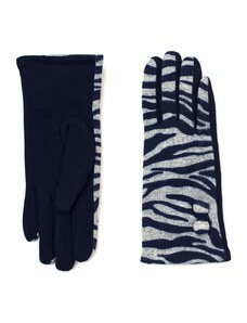 Art of Polo Zebra vlněné rukavice modré