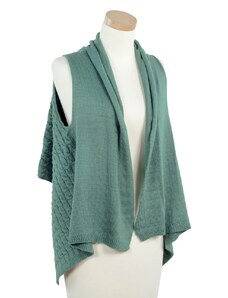 Art of Polo Módní pletená vesta mátově zelená