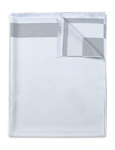 Art of Polo Dámský elegantní šedý šál s geometrickým lemem