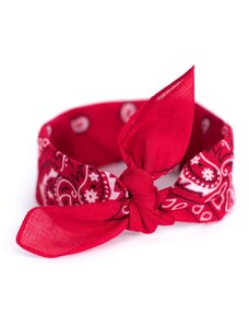 Art of Polo Červený šátek do vlasů pin-up bandana