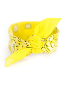 Art of Polo Šátek do vlasů pin-up žlutý
