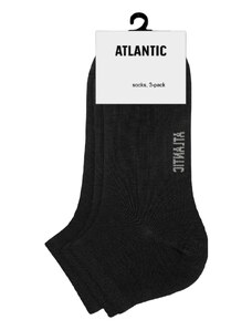 Pánské kotníkové ponožky Atlantic 3 pack tm.modré