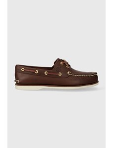 Polobotky Timberland pánské, hnědá barva, TB074035214-BROWN