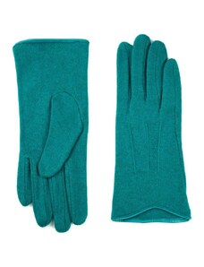 Art of Polo Klasické vlněné rukavice modrozelené