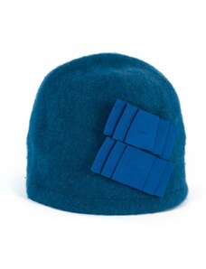 Art of Polo Elegantní dámský zimní klobouk modrý