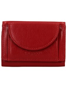 Mini kožená peněženka Lagen - červená