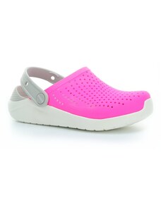 pantofle Crocs Literide Clog Electric Pink/White