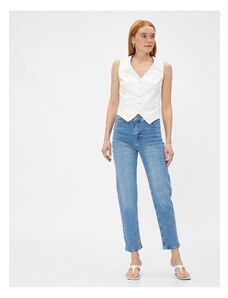 Koton High Waist Jeans Mírně úzké nohy - Eve Jeans