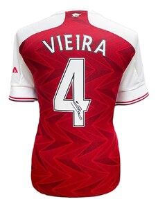 Legendy zarámovaný dres Arsenal FC Vieira Signed Shirt TM-02733