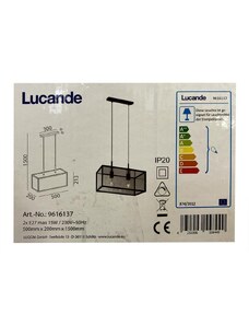 Lucande Lucande - Lustr na lanku BEYZA 2xE27/15W/230 LW1070