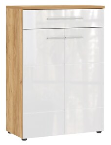 Bílý lesklý botník GEMA Adeil 110 x 75 cm
