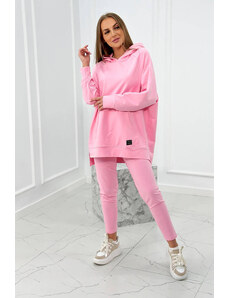 K-Fashion Sada s mikinou světle růžová
