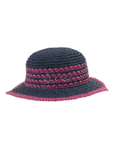 KRUMLOVANKA Dětský letní klobouk Fa-43791 modro-růžový