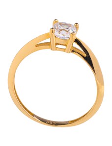 Luxusní zlatý prsten se Zirkonem Planet Shop