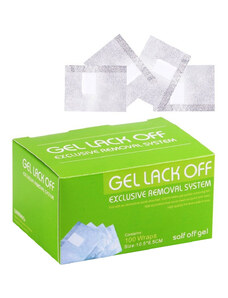 Gel Lack Off - fólie k odstranění gel laku, 100ks