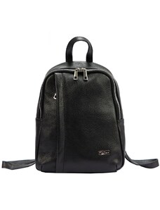 Dámský kožený batoh MiaMore 01-025 černý
