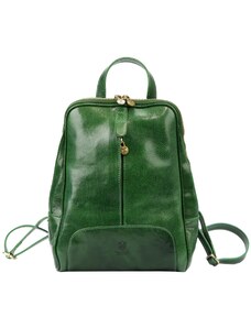 Dámský kožený batoh Florence 2001 zelený