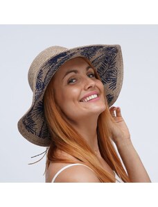 KRUMLOVANKA Béžový letní dámský klobouk Fa-42644