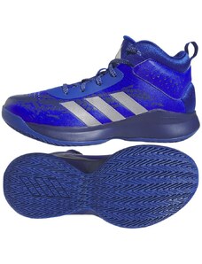 Dětské Unisex basketbalové boty Adidas Cross Em Up 5 K modré