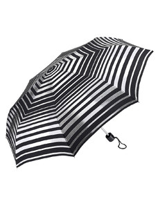 Fulton dámský skládací deštník Minilite 2 SILVER STRIPES L354