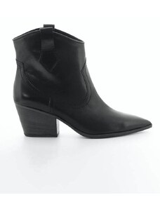 Kožené kotníkové boty Kennel & Schmenger Dallas dámské, černá barva, na podpatku, 21-73640.420