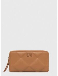 Peněženka Calvin Klein béžová barva, K60K610774