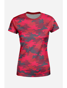 UTOPY Dámské sportovní tričko Art of Camo Red