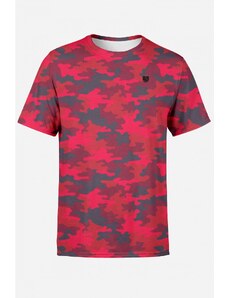 UTOPY Pánské sportovní tričko Art of Camo Red