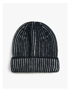 Koton Basic Knit Beanie with Folding Detail