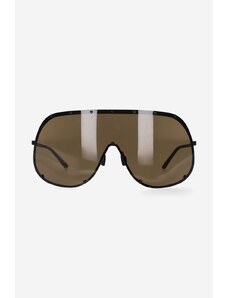 Sluneční brýle Rick Owens černá barva, RG0000006.BROWN-black