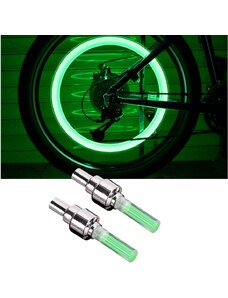 Led osvetlenie na bicykle-Zelená